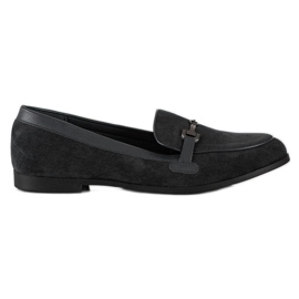 Coura Mocassins Avec Ornement noir