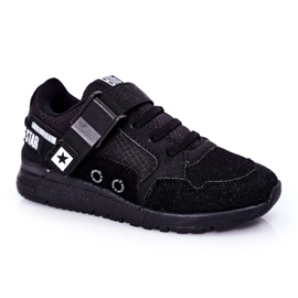 Chaussures de sport pour enfants en mousse à mémoire Big Star HH374164 Noir