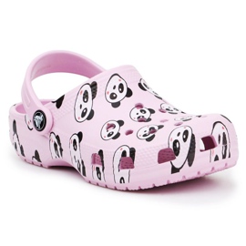 Crocs Classic Panda Print Clog Jr 206999-6GD rose