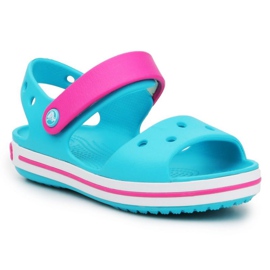 Crocs Crocband Sandale Enfant 12856-4SL bleu rose Crocs Crocband Sandale Enfant 12856-4SL bleu rose