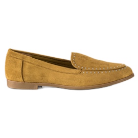 Coura Seigneurs en daim classiques jaune