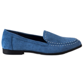 Coura Seigneurs en daim classiques bleu