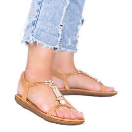 Sandales femme Liva marron brun