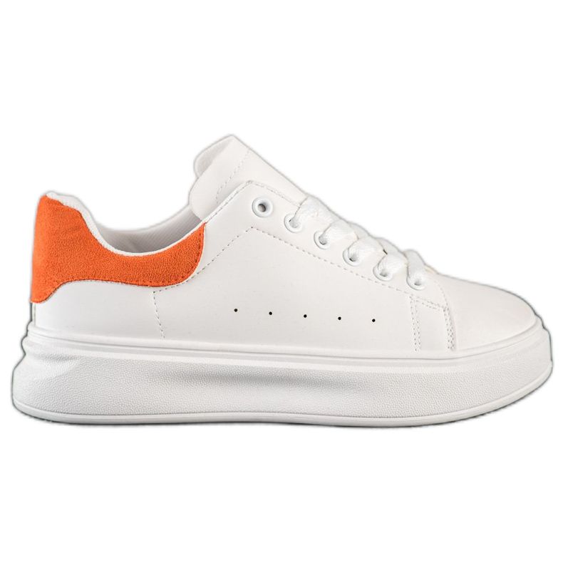 SHELOVET Baskets blanches sur la plate-forme SHELOVET Baskets blanches sur la plate-forme