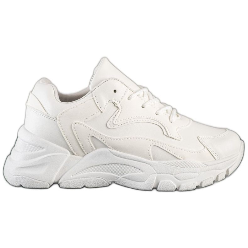 SHELOVET Baskets blanches décontractées