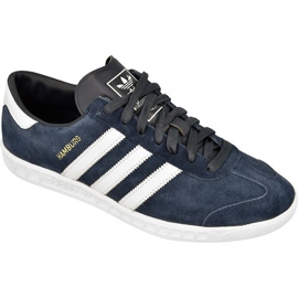 Chaussures Adidas Originals Hamburg M S74838 bleu marine