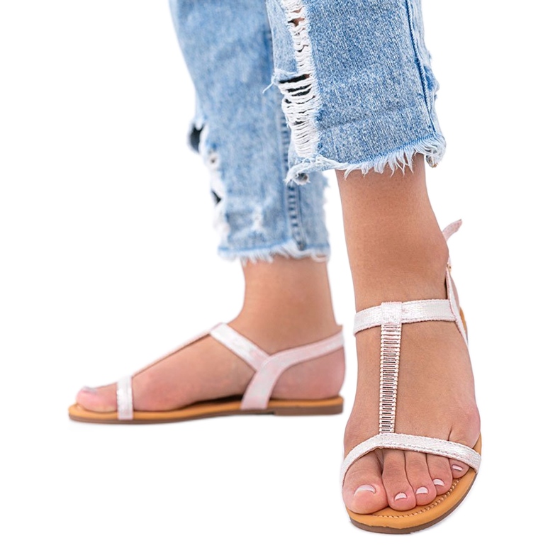 Sandales holographiques roses pour femmes Igi Sandales holographiques roses pour femmes Igi