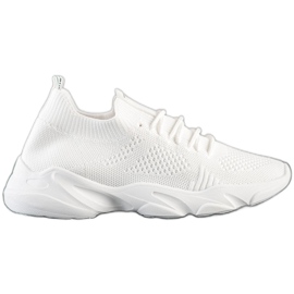 SHELOVET Chaussures de sport à enfiler blanc