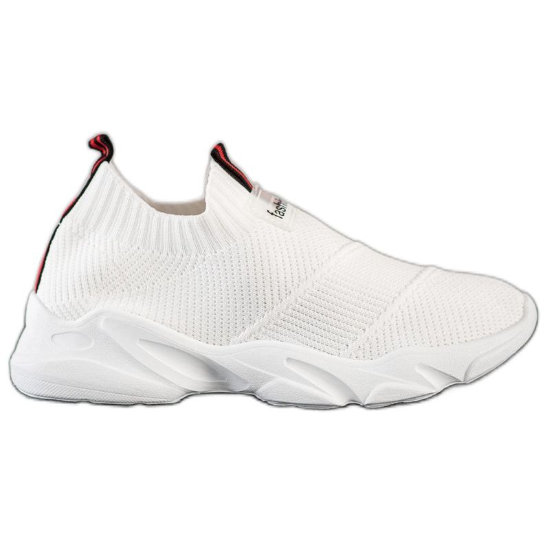 SHELOVET Baskets à enfiler à la mode blanche SHELOVET Baskets à enfiler à la mode blanche