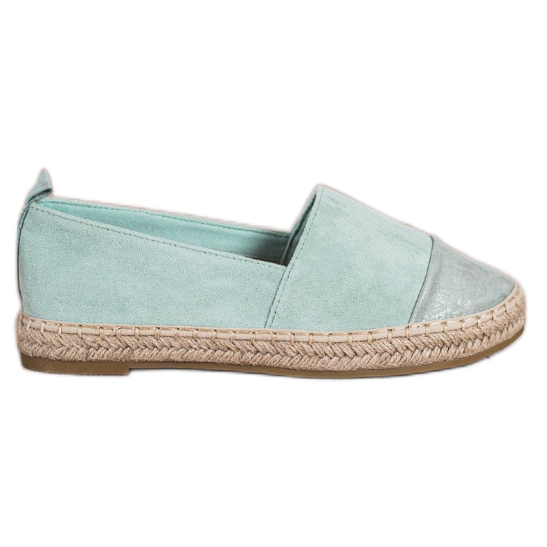 Bestelle Espadrilles En Daim Menthe vert