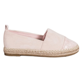 Bestelle Espadrilles En Daim Poudre rose