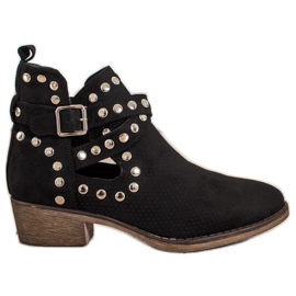 Seastar Bottines Ajourées Avec Boucle noir