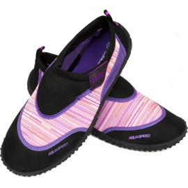 Chaussures de plage Aqua-Speed ​​2A multicolore le noir