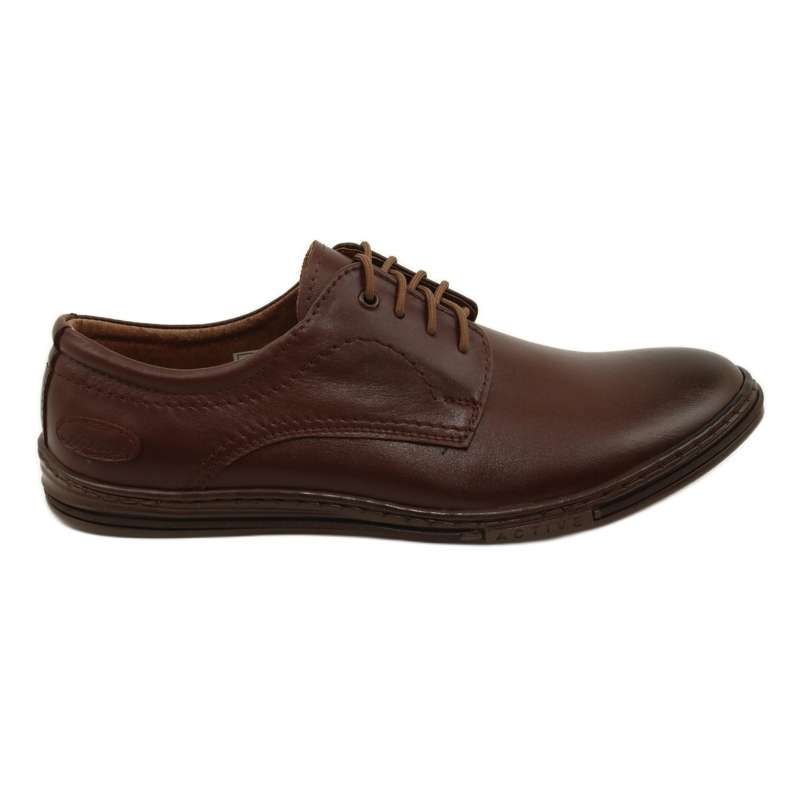Olivier Chaussures en cuir pour hommes 295LU marron brun