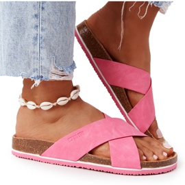 Chaussons Profilés Cuir Big Star HH274597 Fuchsia rose