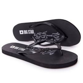 Tongs pour femmes Big Star FF274A309 Noir