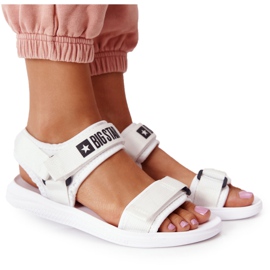 Sandales de sport pour femmes Big Star HH274A026 Blanc