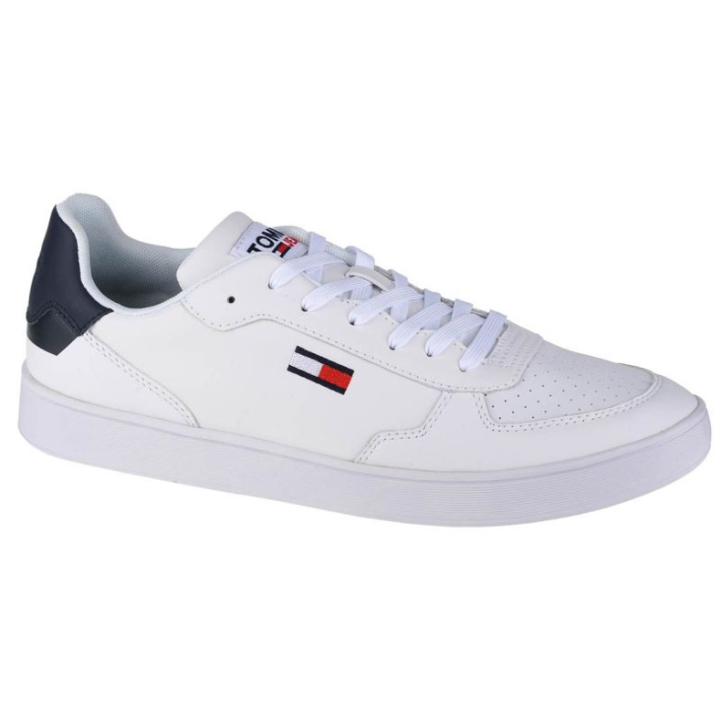 Tommy Hilfiger Jeans Reflective Basket W EN0EN01348-OGY chaussures blanche bleu marin