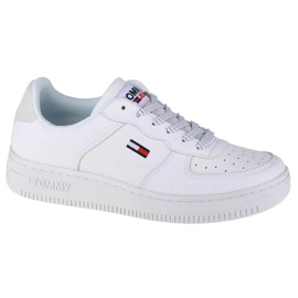 Tommy Hilfiger Jeans Basket réfléchissante W EN0EN01355-YBR blanc