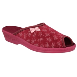 Befado Béfado pour femmes pantoufles Pu Red 581d197 rouge