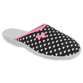 Chaussures femme Befado pu 235D172 blanche le noir rose Chaussures femme Befado pu 235D172 blanche le noir rose