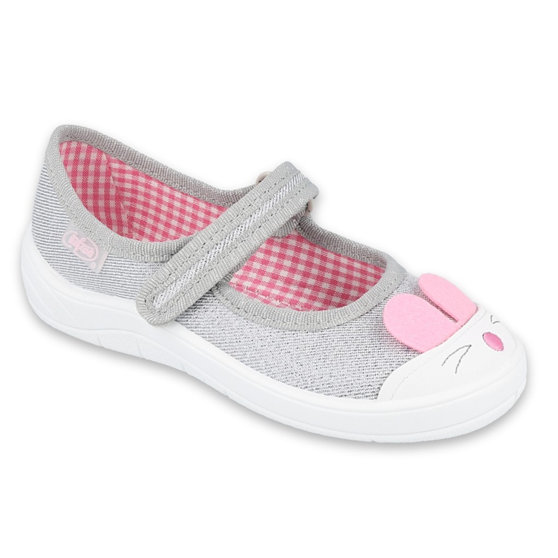 Chaussures enfant Befado 208X046 rose gris