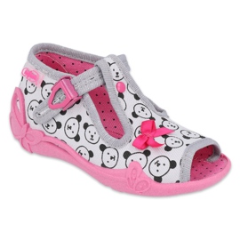 Chaussures pour enfants Befado 213P129 rose gris