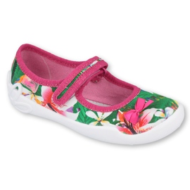 Chaussures enfant Befado 114X431 rose vert