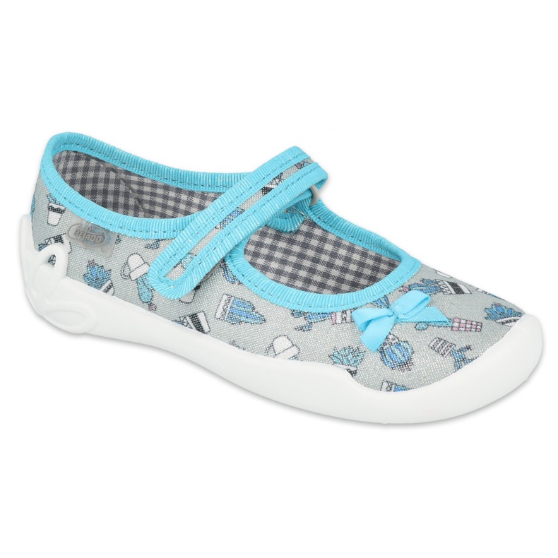 Chaussures enfant Befado 114X441 bleu gris