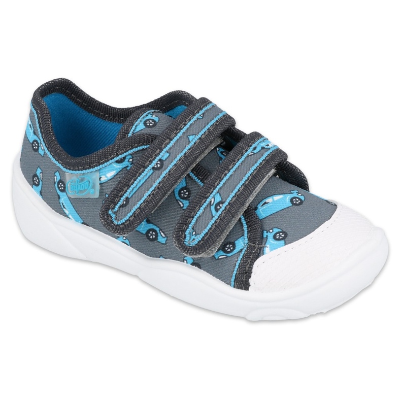 Chaussures enfant Befado 907P132 bleu gris