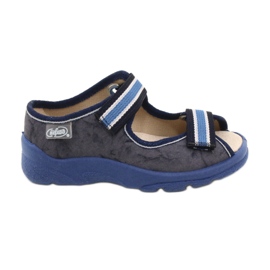 Chaussures enfant Befado 869X159 bleu marine bleu