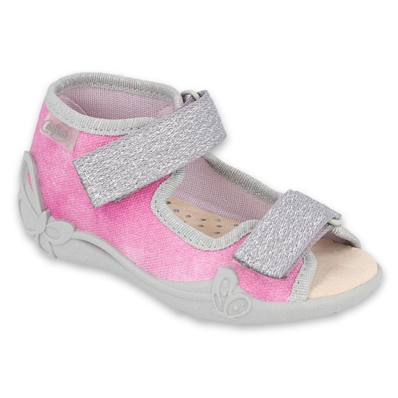 Chaussures enfant Befado 342P034 rose gris