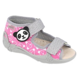 Chaussures enfants Befado 342P030 rose gris