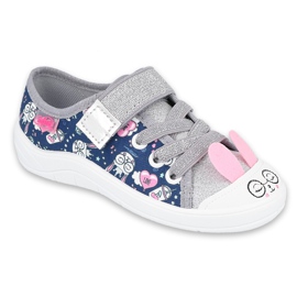 Chaussures enfant Befado 251X169 bleu marine rose gris
