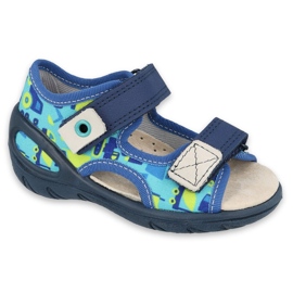 Befado chaussures pour enfants pu 065P156 bleu marine bleu