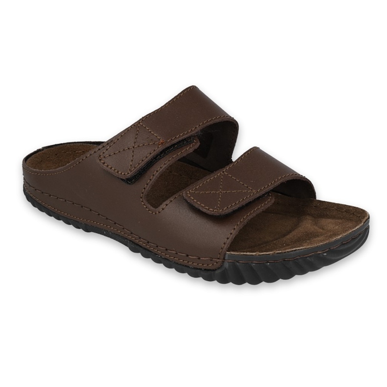 Inblu pantoufles chaussures pour hommes 158M005 brun