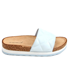 Chaussons en liège bleu LS017 Bleu Chaussons en liège bleu LS017 Bleu