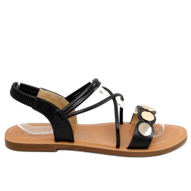 Sandales femme noires 4900 Noir