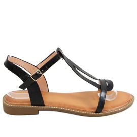 Sandales femme noires C35-CH Noir le noir