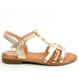 Sandales pour femmes dorées C43 Gold