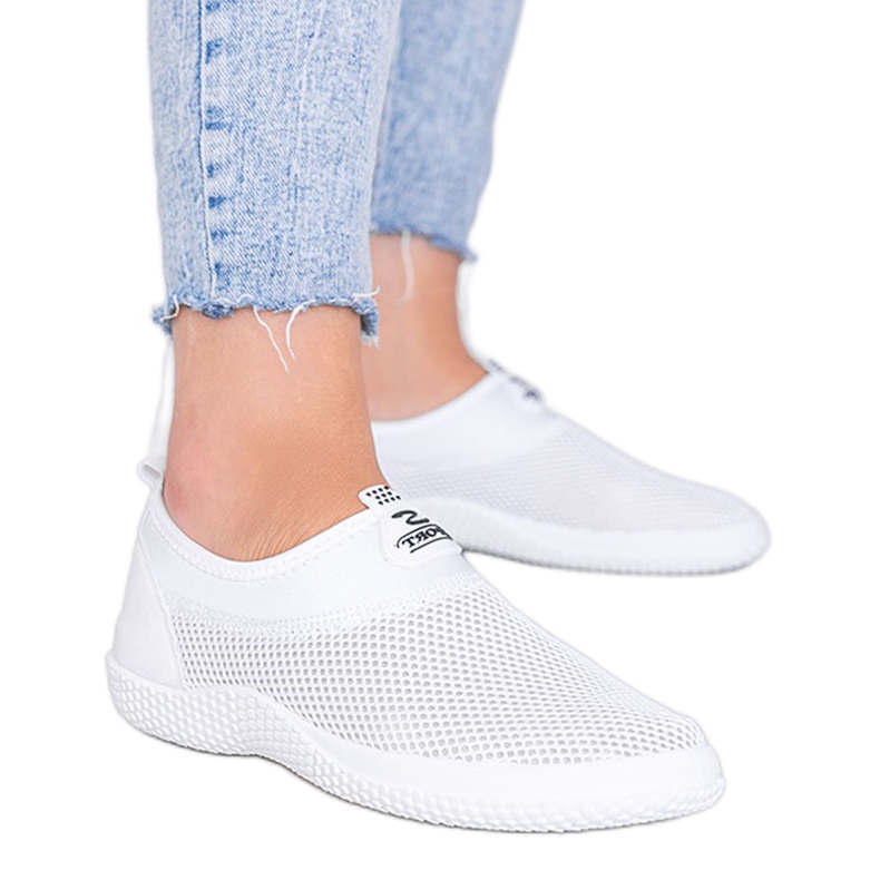 Baskets de sport Milly blanches