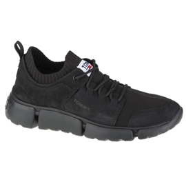 Chaussures Tommy Hilfiger Jeans Chunky Mono Sock Lea Baskets M EM0EM00679-BDS le noir
