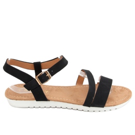 Sandales femme noires X570 Noir