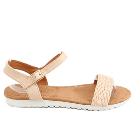 Sandales beiges pour femmes X572 Beige