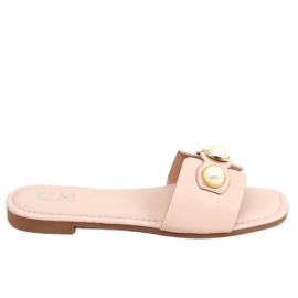 Chaussons avec perles 55-37 Rose Chaussons avec perles 55-37 Rose