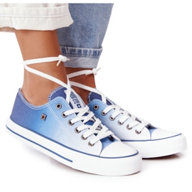 Baskets Femme Big Star HH274129 Ombre Bleu Marine blanc