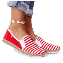 Espadrilles Femme Big Star HH276003 Rouge-Blanc