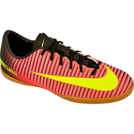 Chaussures d'intérieur Nike Mercurial Vapor Xi Ic Jr 831947-870 multicolore rouge