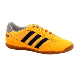 Adidas Super Sala In M FX6757 chaussures de football oranges et rouges Adidas Super Sala In M FX6757 chaussures de football oranges et rouges