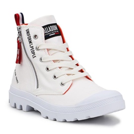 Palladium Pampa Hi Outz Puotp U 77023-116 chaussures blanche bleu Palladium Pampa Hi Outz Puotp U 77023-116 chaussures blanche bleu